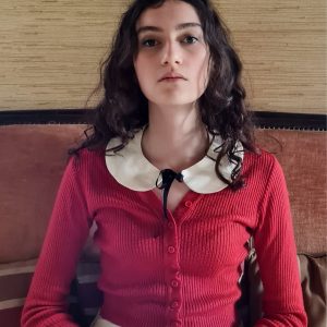 Col Claudine noir Bonâme x Maison de Colette