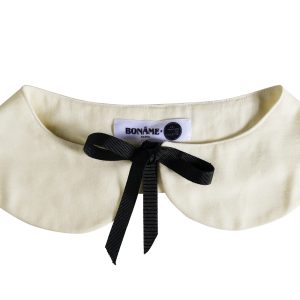 Col Claudine noir Bonâme x Maison de Colette
